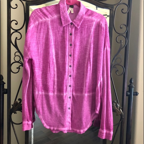 FREE PEOPLE LONG SLEEVE TOP - Picture 5 of 7